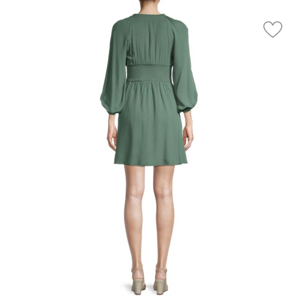Betsey Johnson dot jacquard smocked dress - Picture 2 of 5